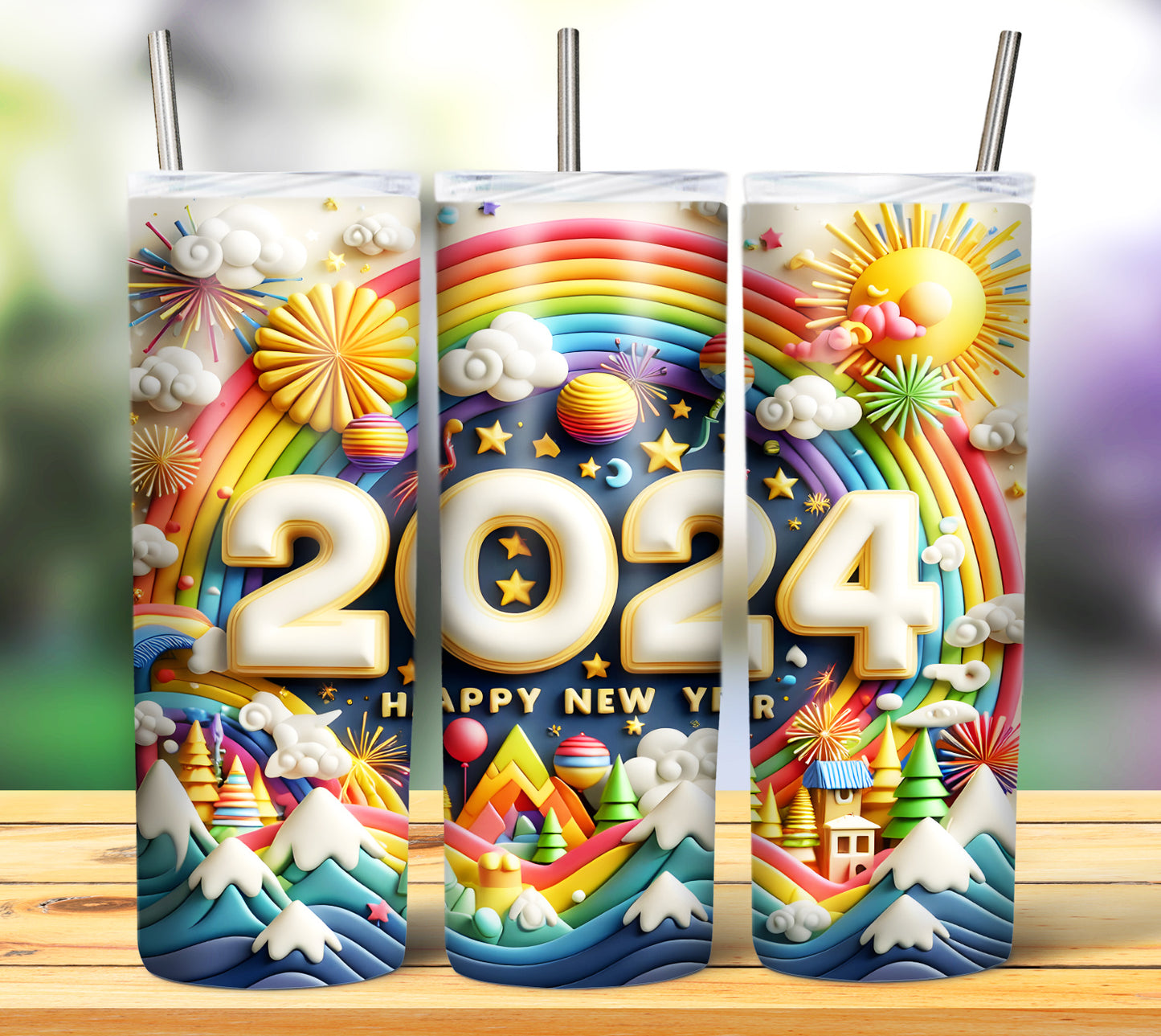 3D Inflate 2024 Sublimation 20oz Images Bundle