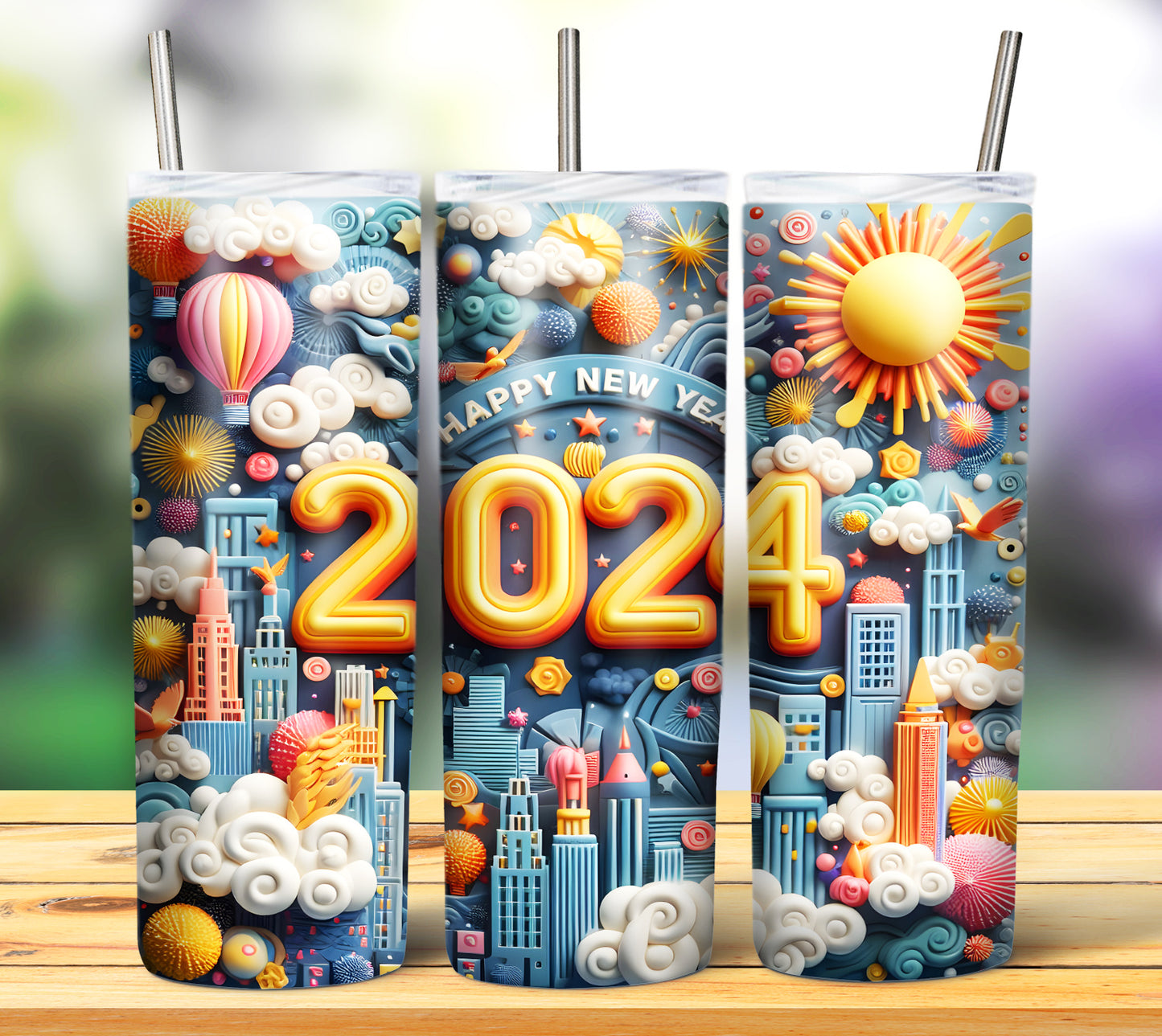 3D Inflate 2024 Sublimation 20oz Images Bundle