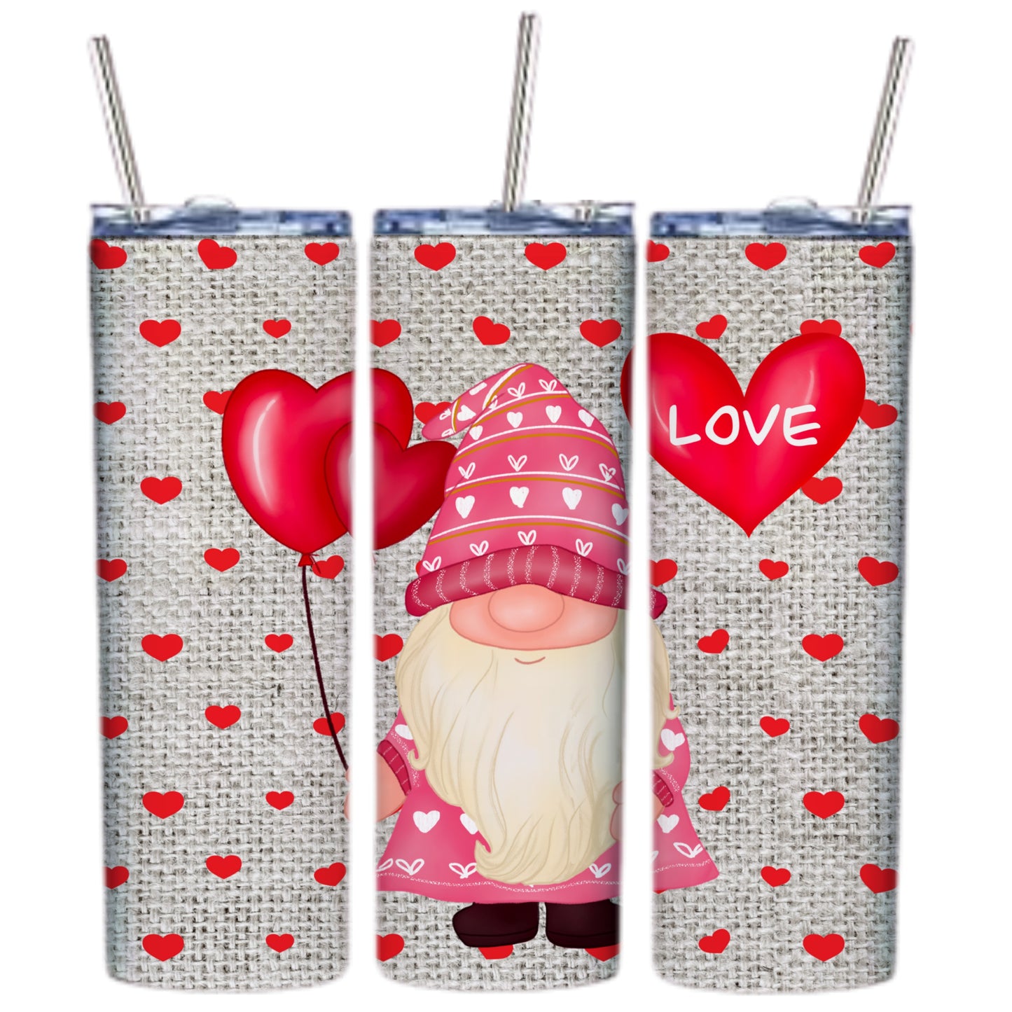 Cute Valentines Sublimation 20oz Tumbler Images Bundle