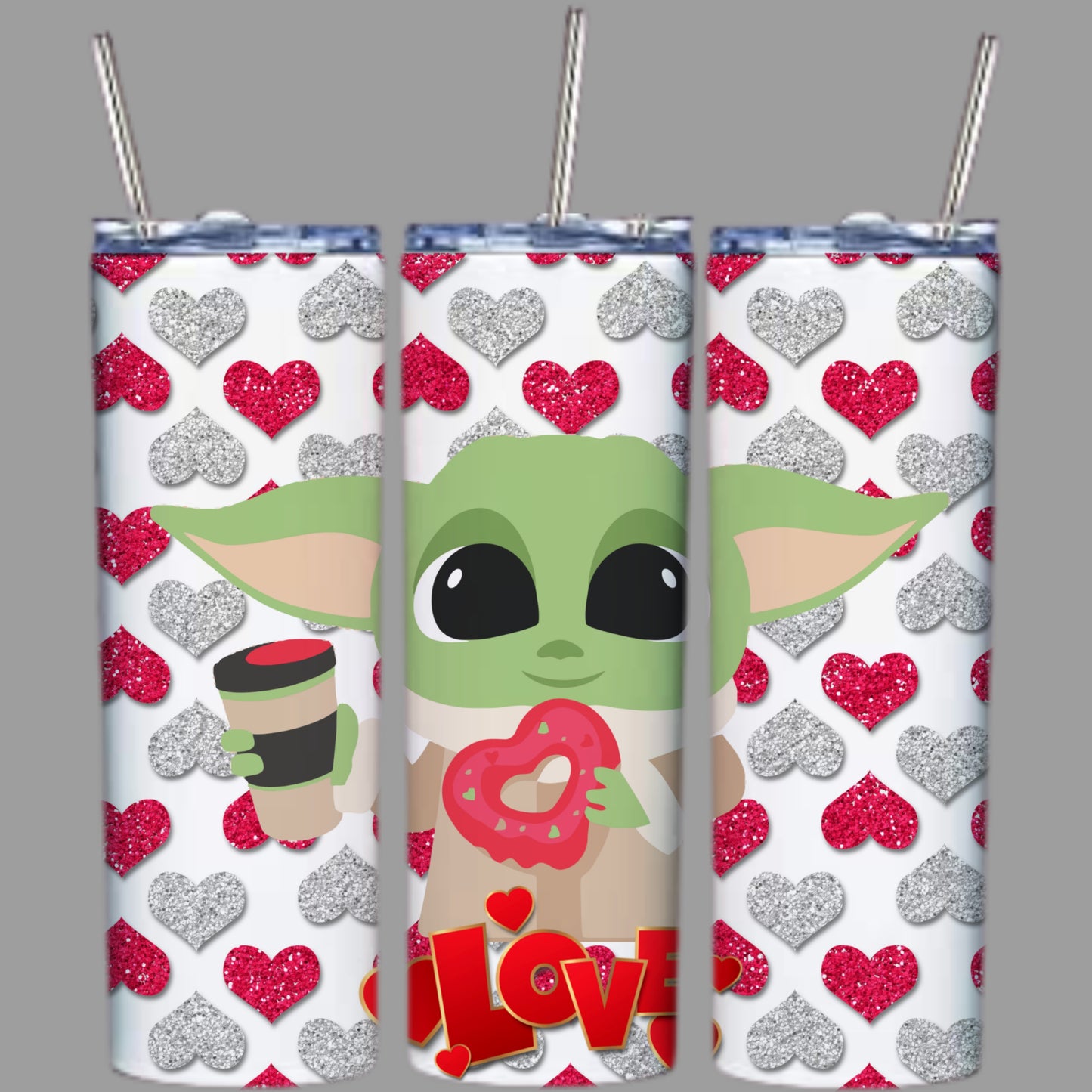 Cute Valentines Sublimation 20oz Tumbler Images Bundle