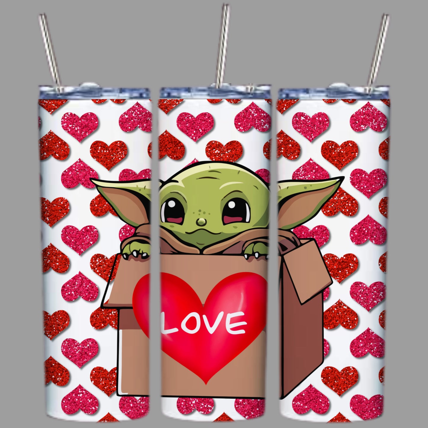 Cute Valentines Sublimation 20oz Tumbler Images Bundle