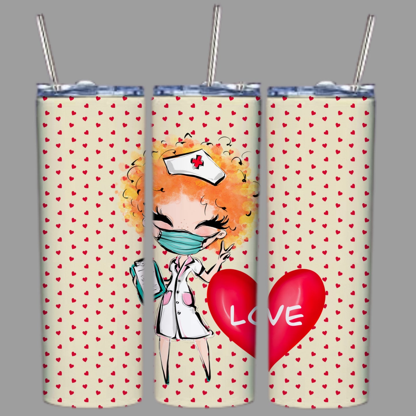 Cute Valentines Sublimation 20oz Tumbler Images Bundle