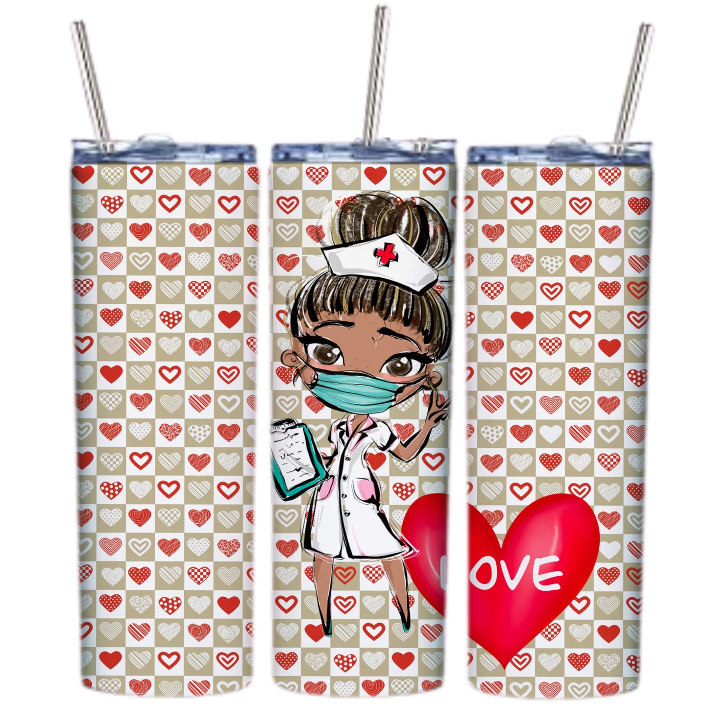 Cute Valentines Sublimation 20oz Tumbler Images Bundle