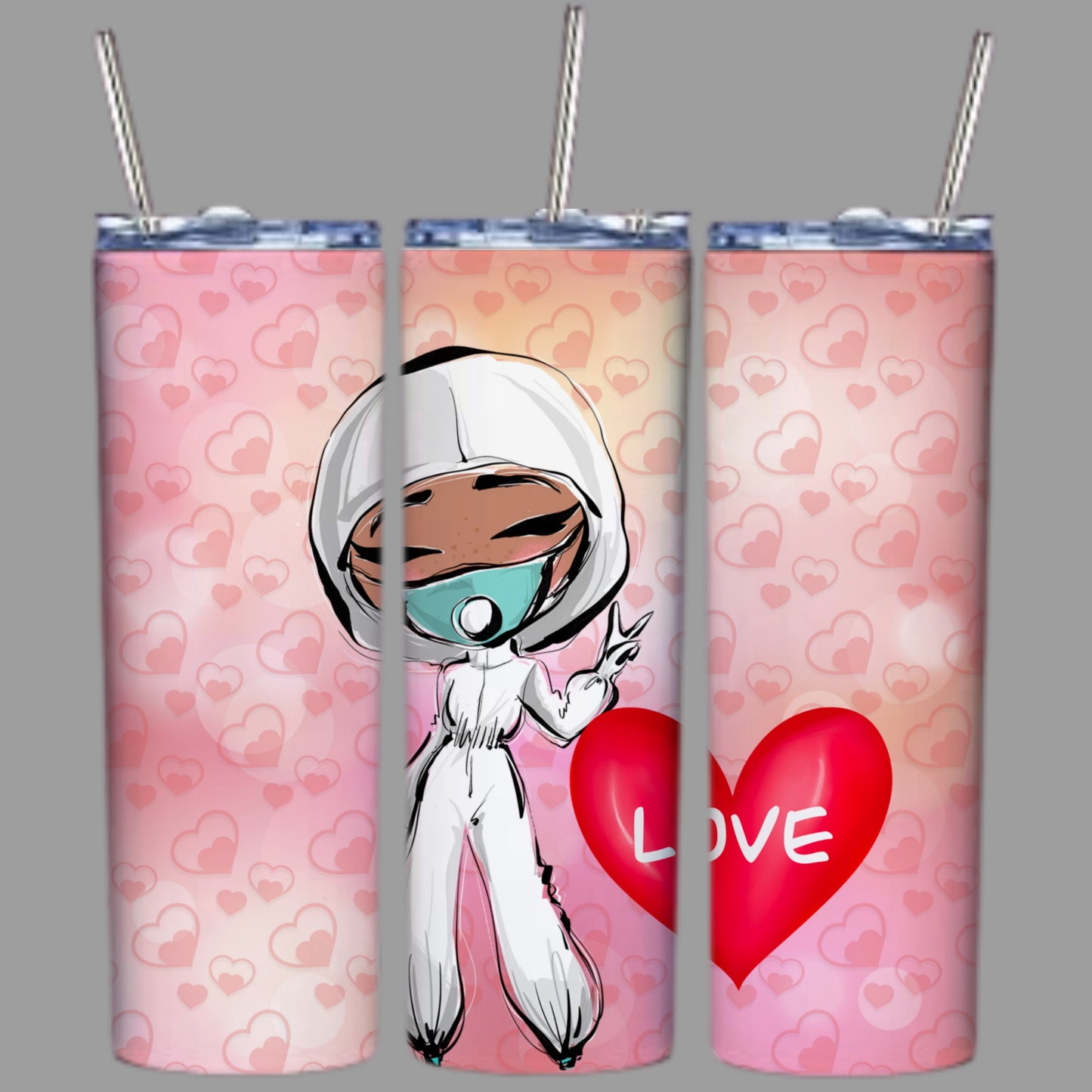 Cute Valentines Sublimation 20oz Tumbler Images Bundle