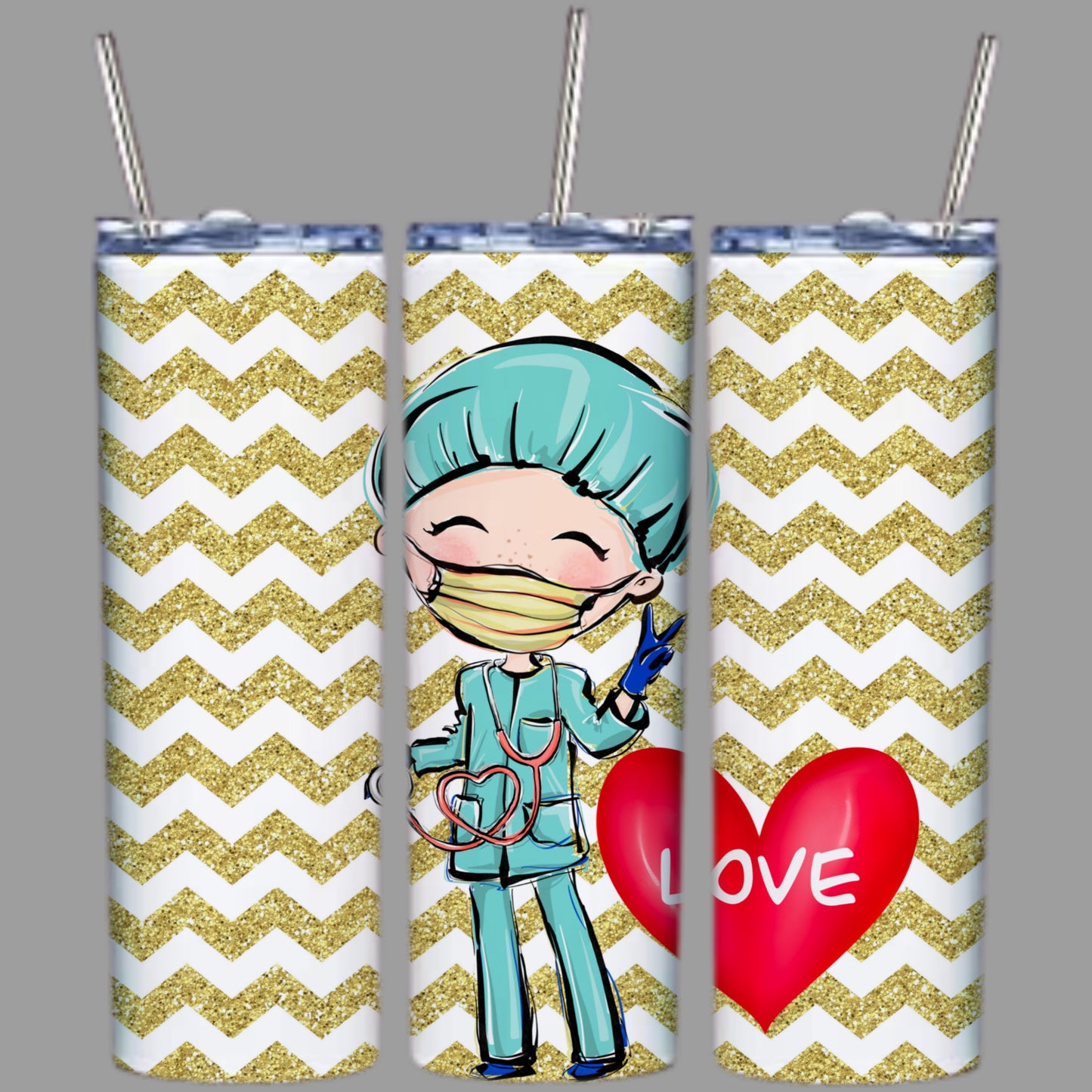 Cute Valentines Sublimation 20oz Tumbler Images Bundle