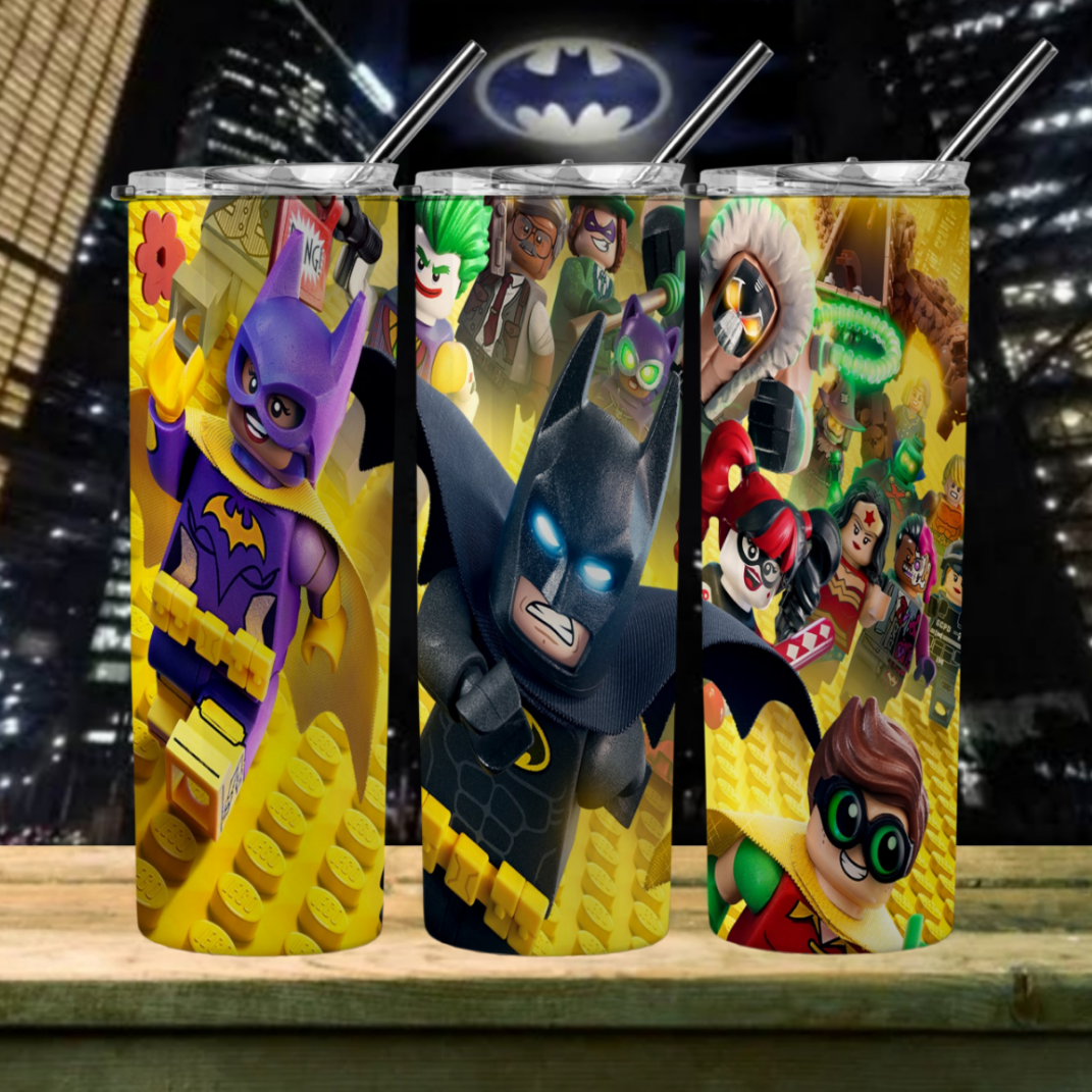 Superhero Sublimation 20oz Tumbler Images Bundle