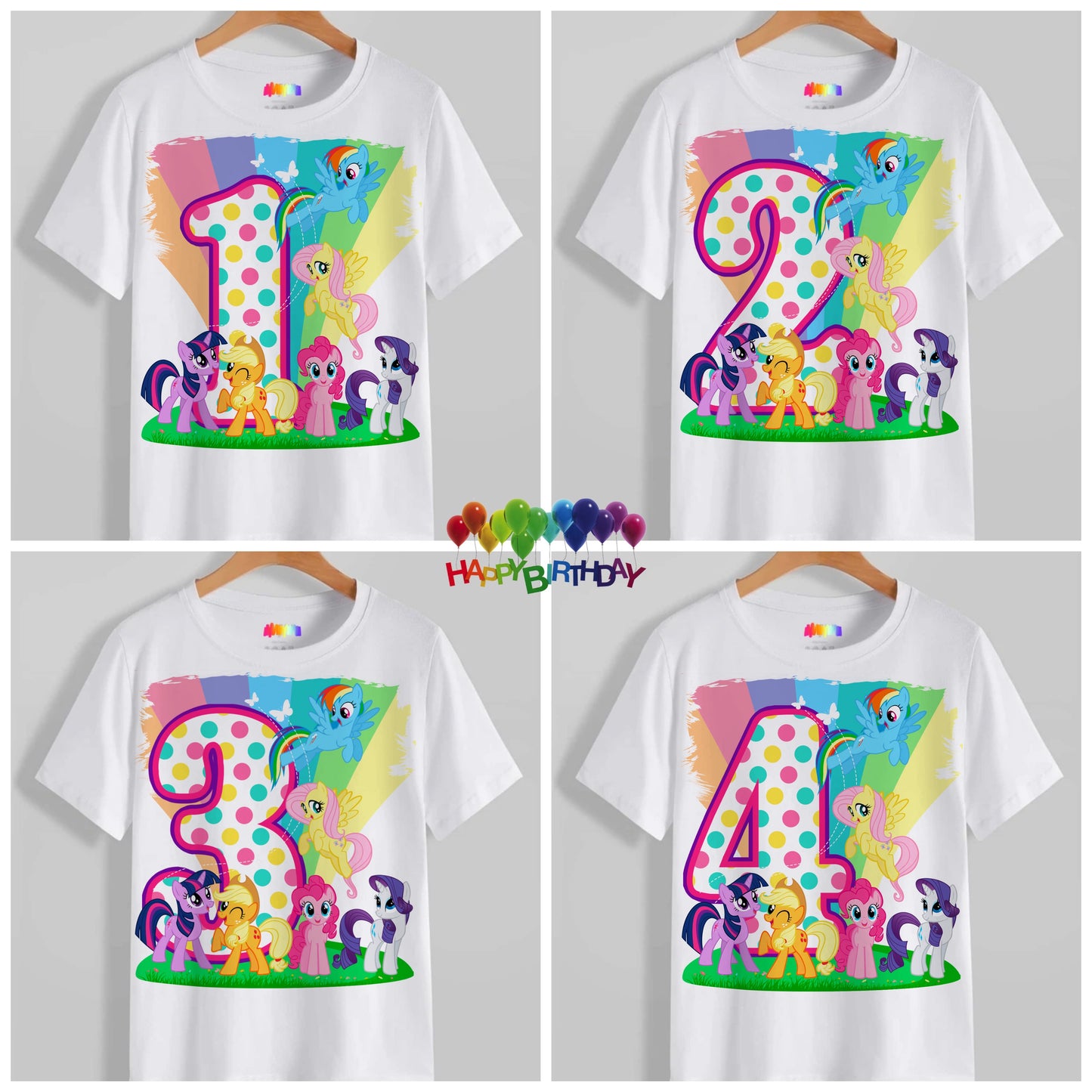 Kids Birthday T-shirt Images DTF/Sublimation Bundle