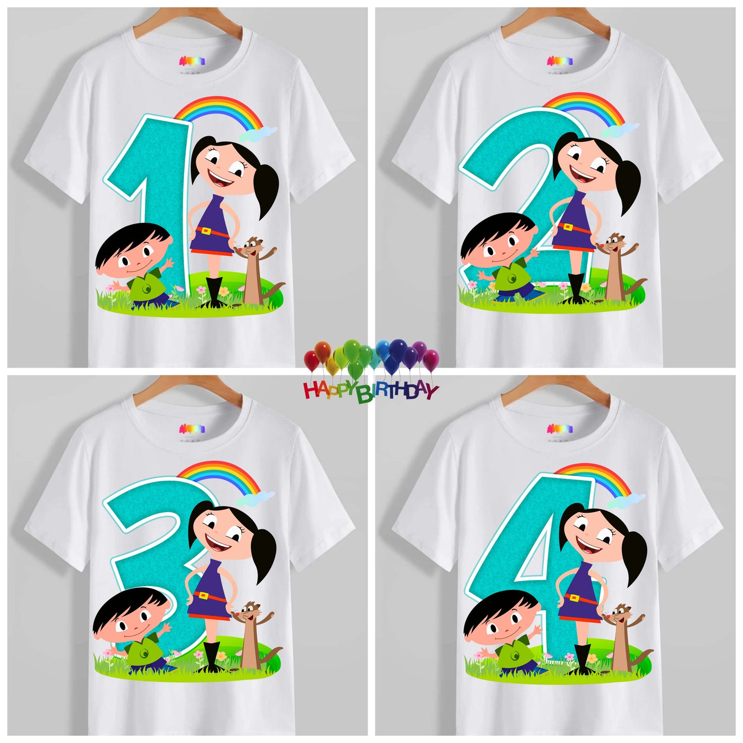 Kids Birthday T-shirt Images DTF/Sublimation Bundle