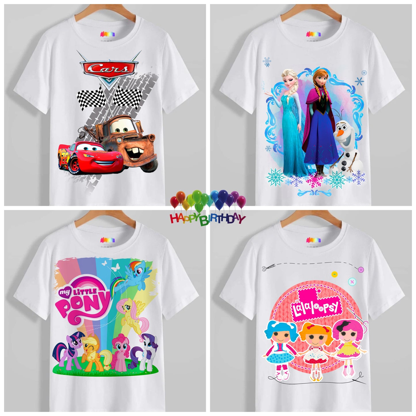 Kids Birthday T-shirt Images DTF/Sublimation Bundle