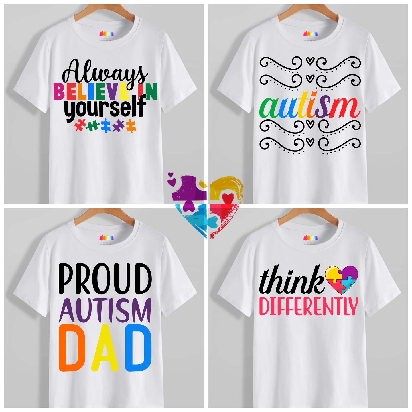 Autism T-shirt Images DTF/Sublimation Bundle