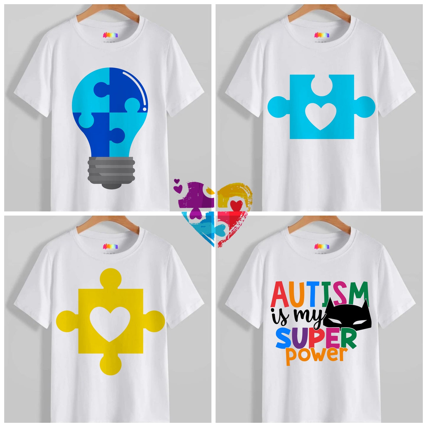 Autism T-shirt Images DTF/Sublimation Bundle