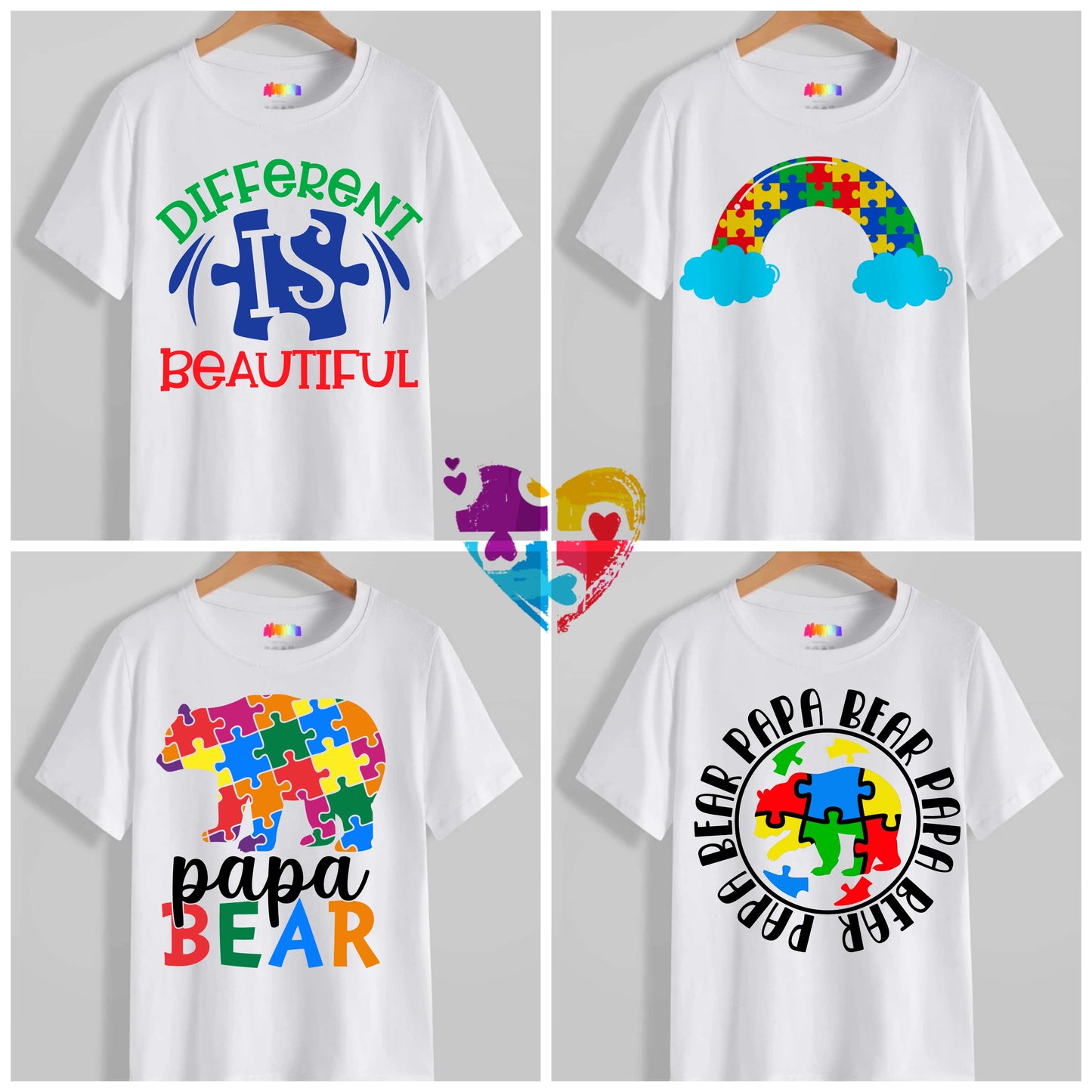 Autism T-shirt Images DTF/Sublimation Bundle