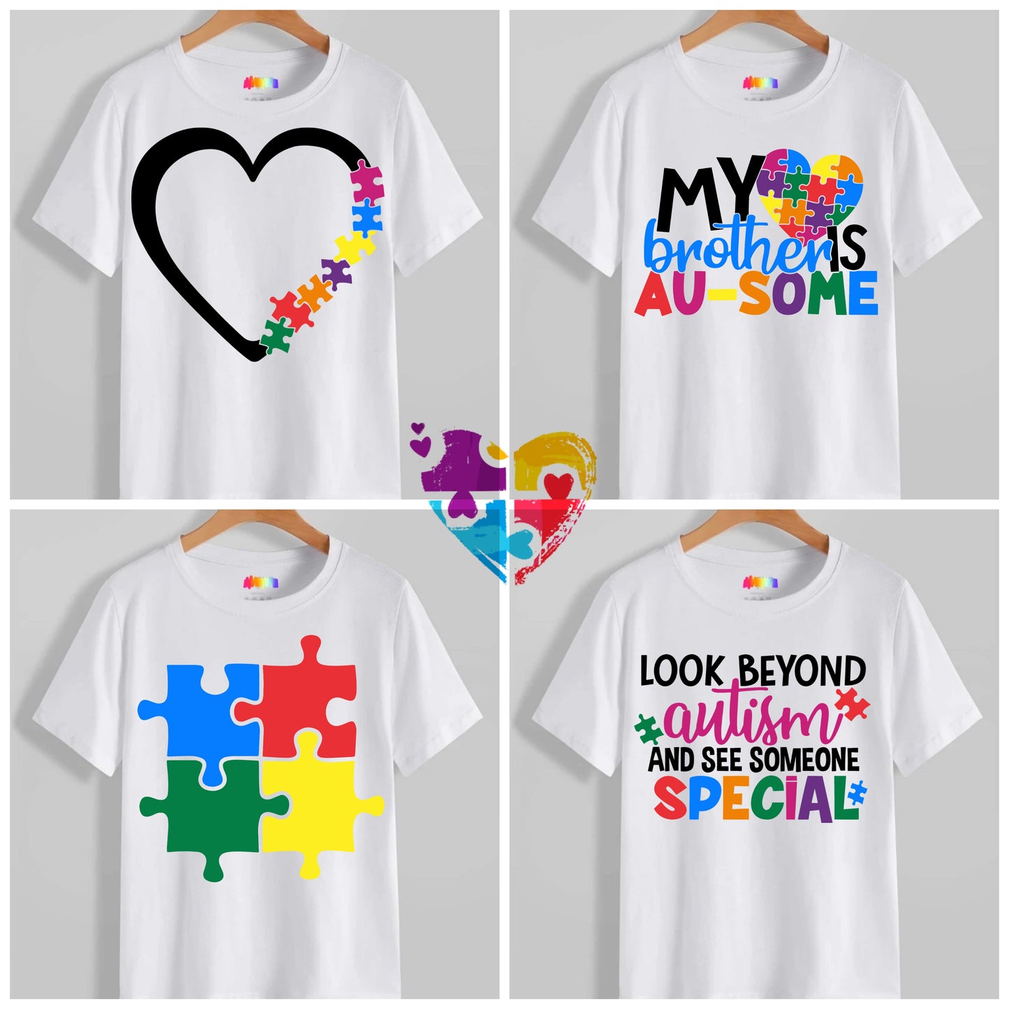 Autism T-shirt Images DTF/Sublimation Bundle