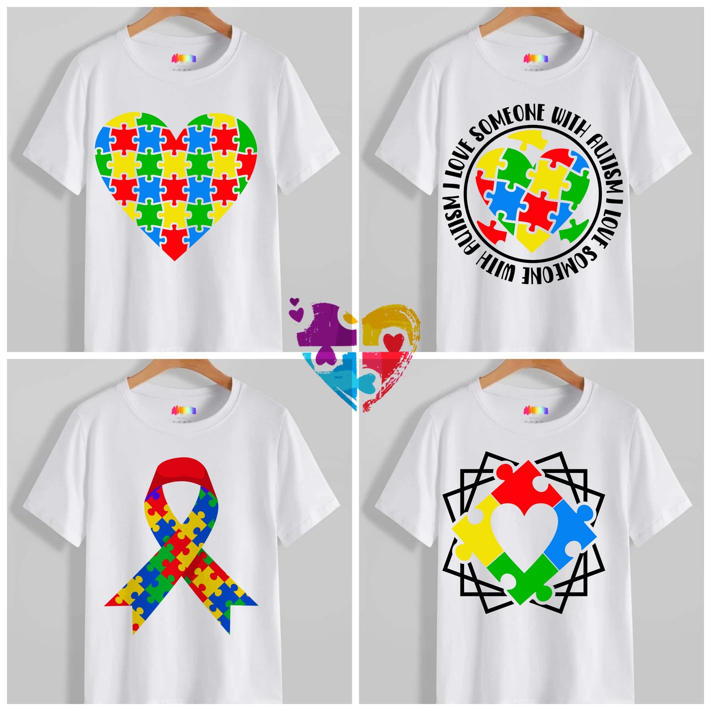 Autism T-shirt Images DTF/Sublimation Bundle