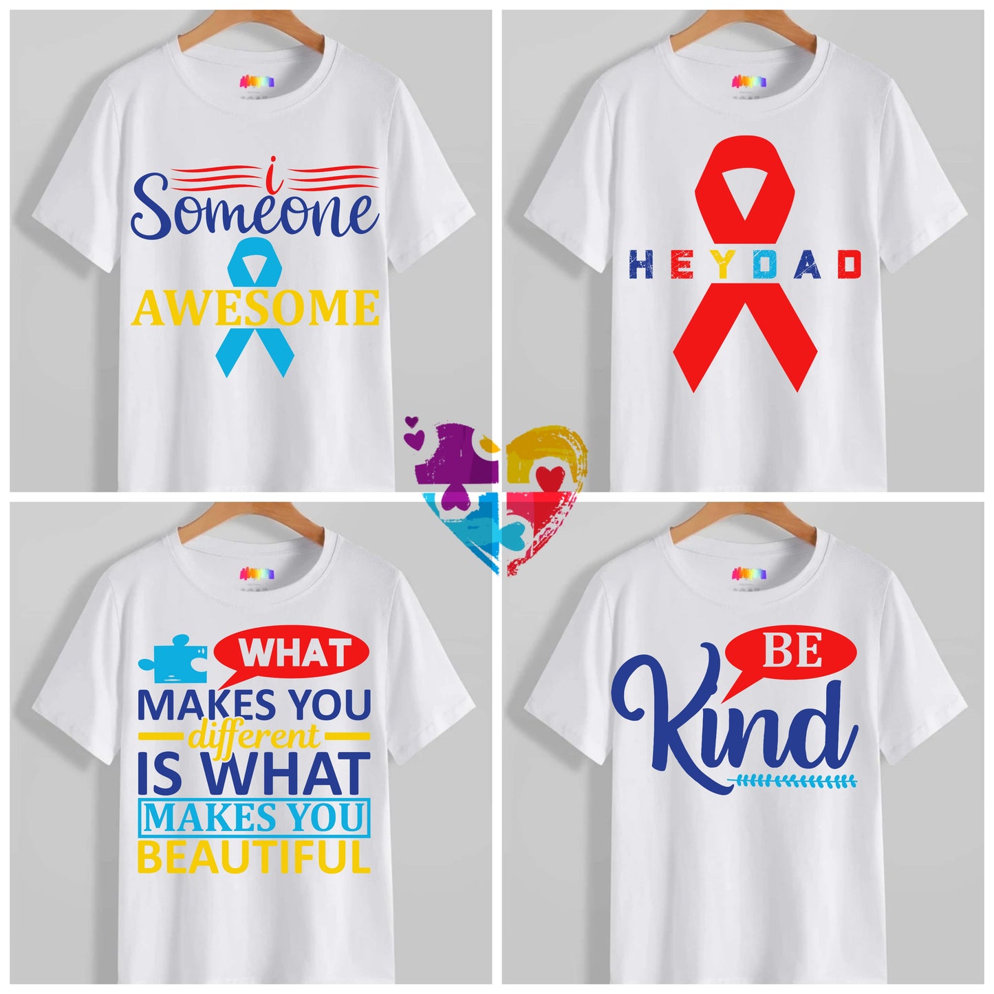 Autism Sublimation/DTF T-Shirt Images Bundle