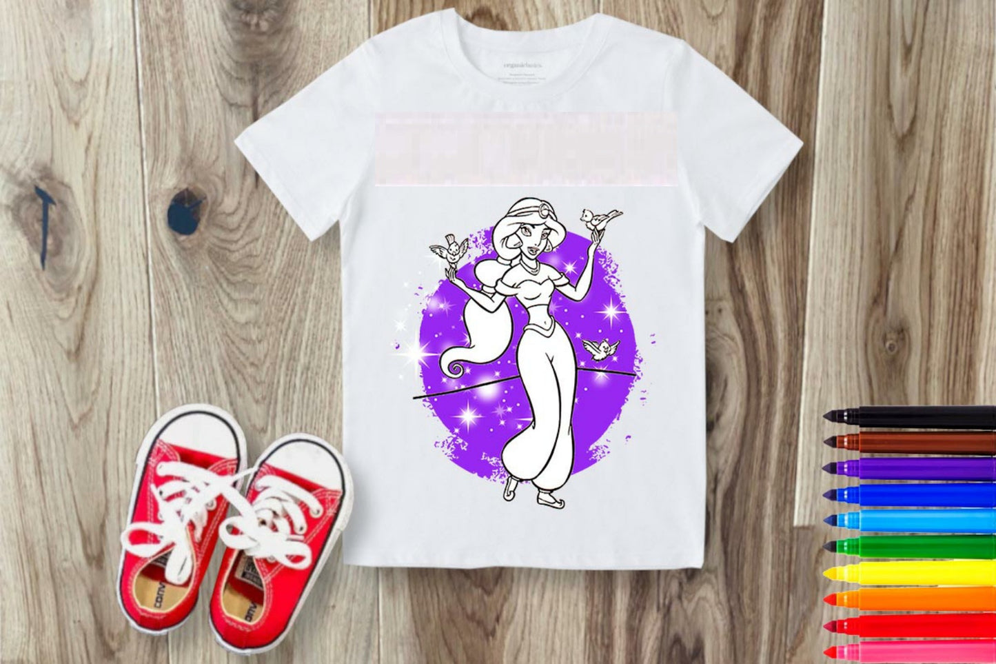 Coloring Cartoon Sublimation/DTF T-Shirt Images Bundle