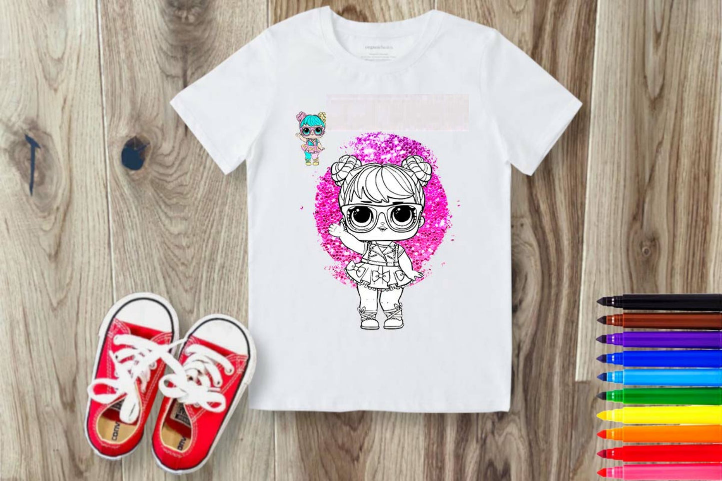 Coloring Cartoon Sublimation/DTF T-Shirt Images Bundle