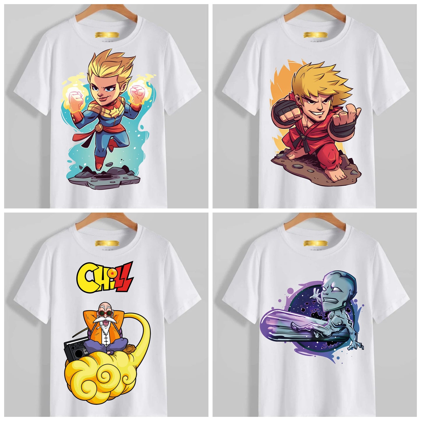 Kids Cartoon Sublimation/DTF T-Shirt Images Bundle