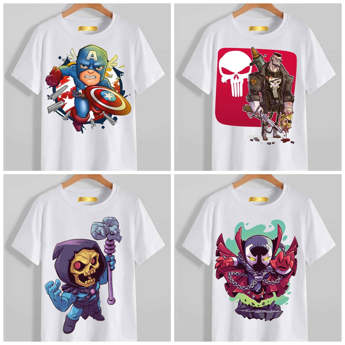 Kids Cartoon Sublimation/DTF T-Shirt Images Bundle