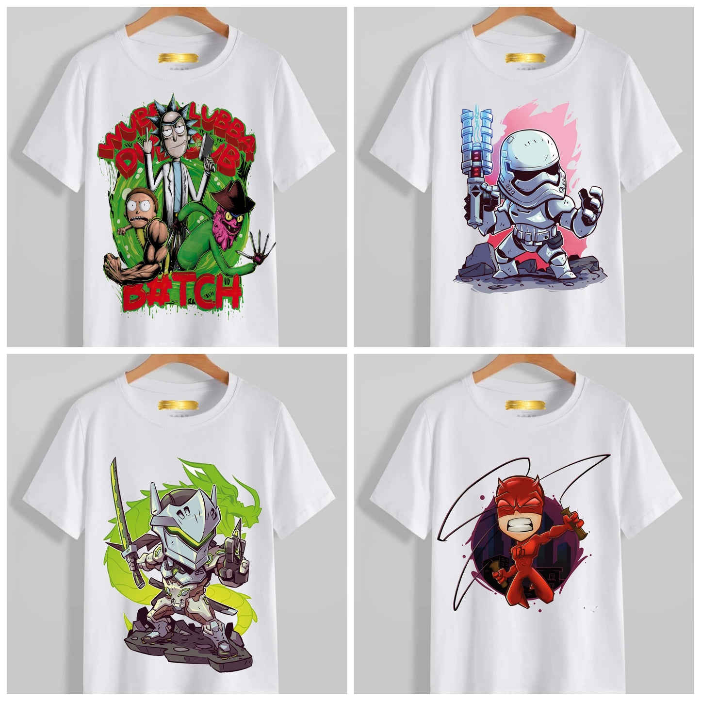 Kids Cartoon Sublimation/DTF T-Shirt Images Bundle