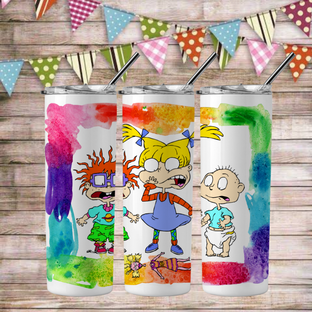 Rugrats Sublimation/DTF T-Shirt Images and Tumbler Bundle