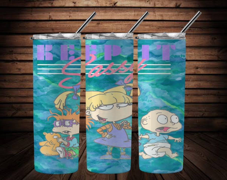 Rugrats Sublimation 12oz/15oz Tumbler/Sippy Cup Images Bundle