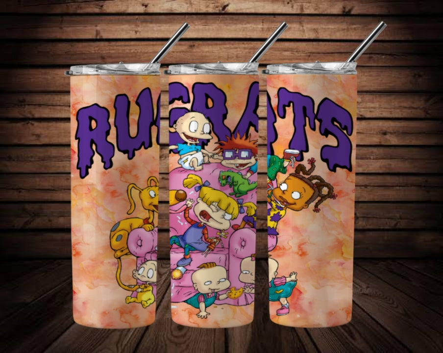 Rugrats Sublimation 12oz/15oz Tumbler/Sippy Cup Images Bundle