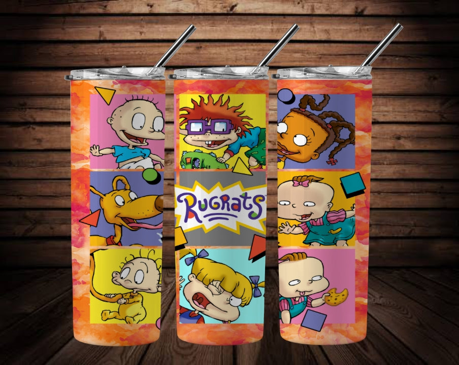 Rugrats Sublimation 12oz/15oz Tumbler/Sippy Cup Images Bundle