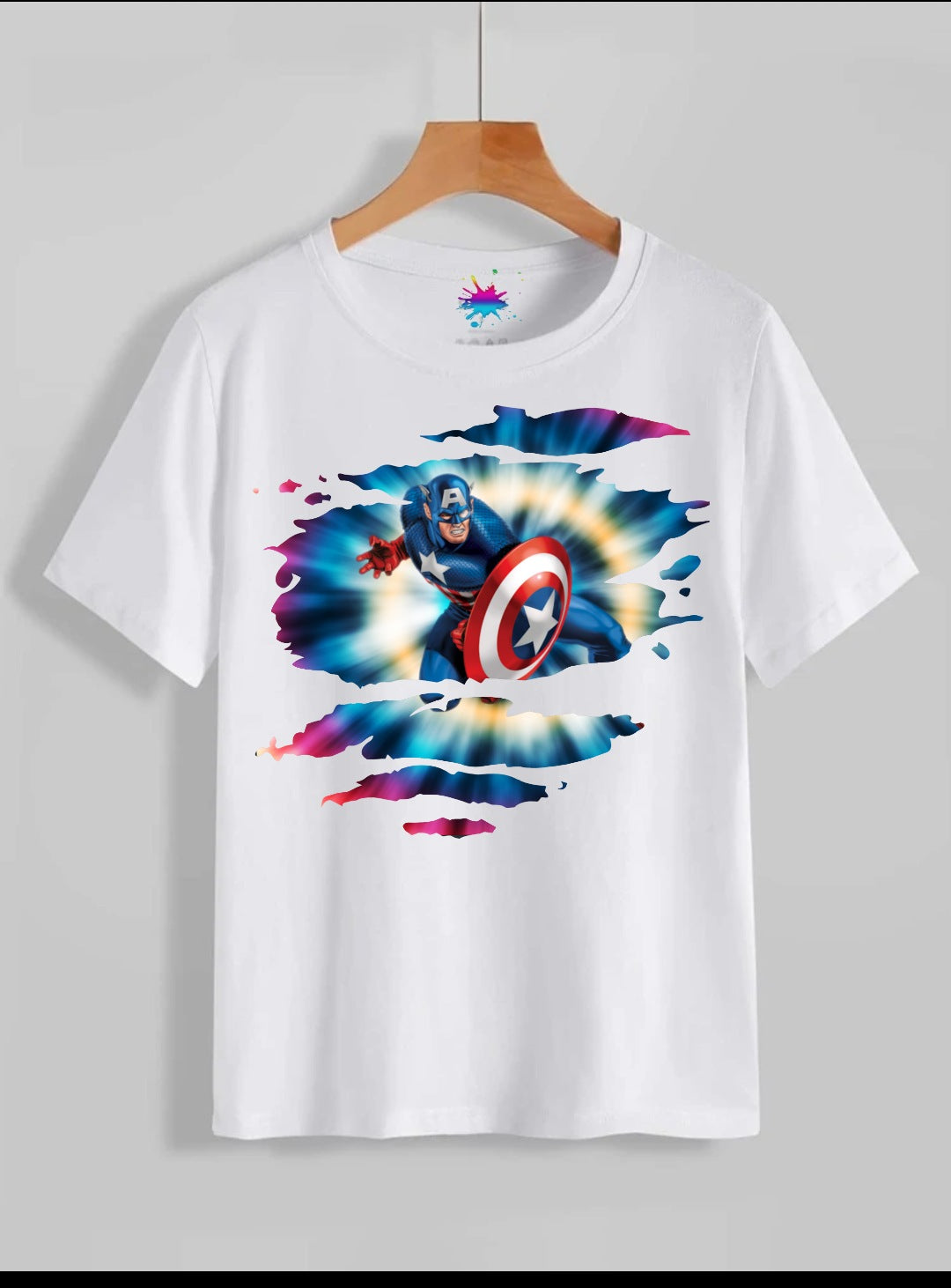 45+ Kids Torn SuperHero Sublimation T-Shirt Images Bundle