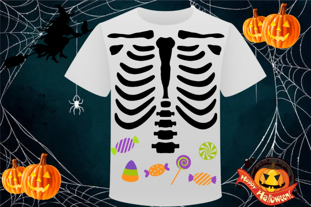 50+ Cute Halloween Sublimation T-Shirt Images Bundle