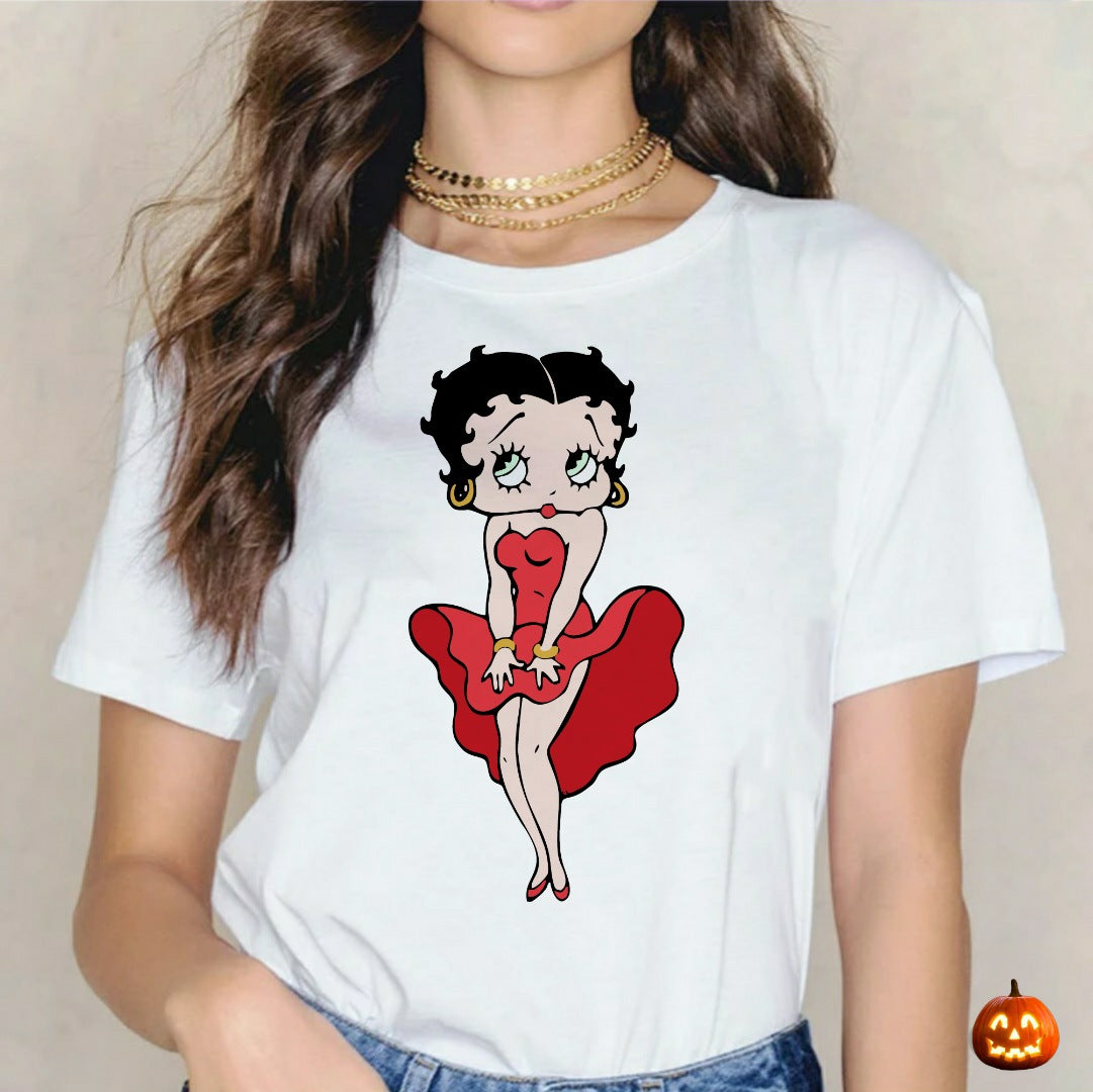 Betty Boop T-shirt Images DTF/Sublimation Bundle