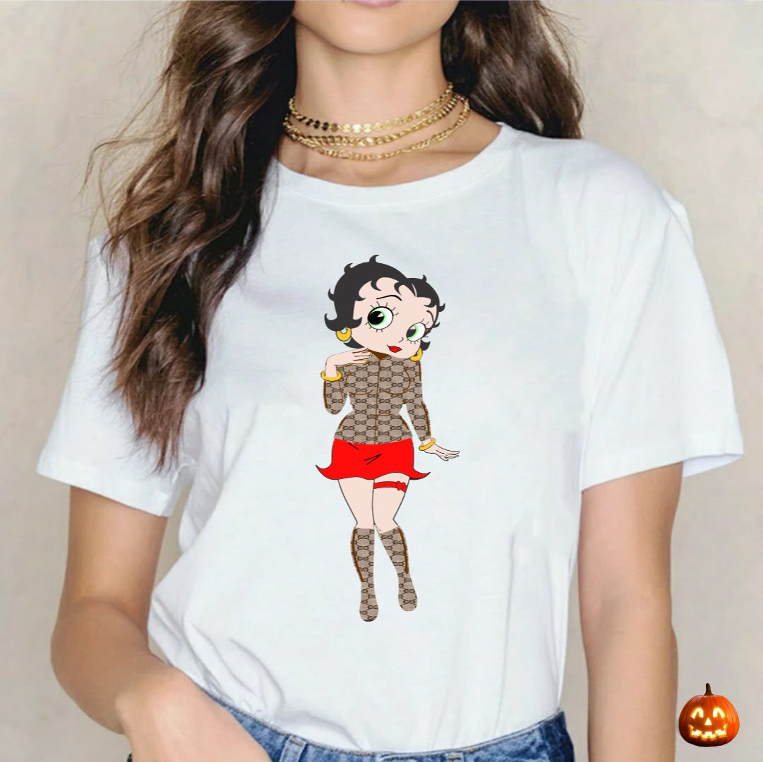 Betty Boop T-shirt Images DTF/Sublimation Bundle