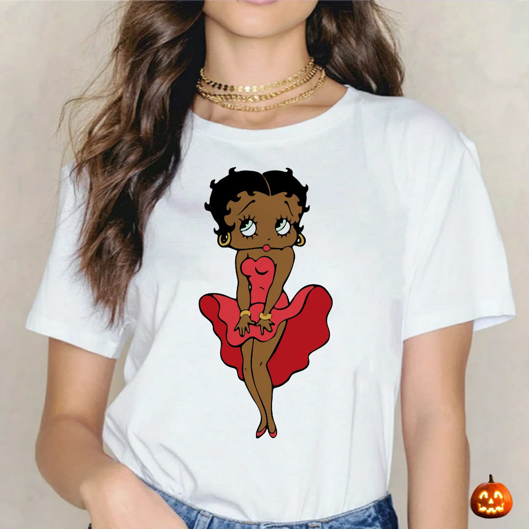 Betty Boop T-shirt Images DTF/Sublimation Bundle