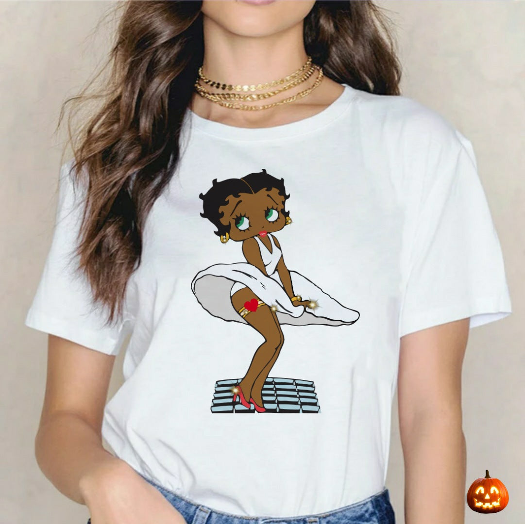 Betty Boop T-shirt Images DTF/Sublimation Bundle