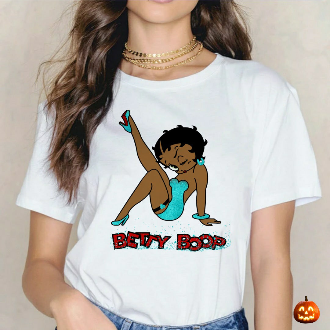 Betty Boop T-shirt Images DTF/Sublimation Bundle