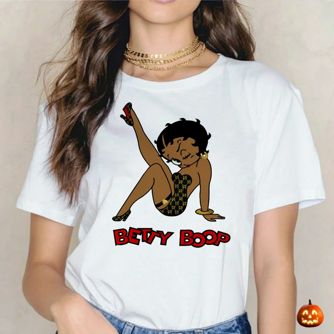 Betty Boop T-shirt Images DTF/Sublimation Bundle