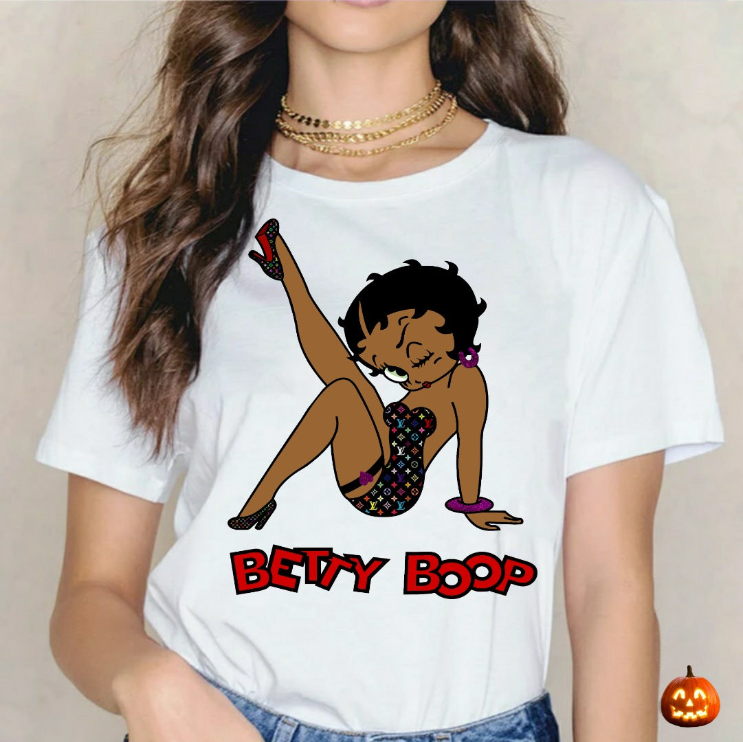 Betty Boop T-shirt Images DTF/Sublimation Bundle