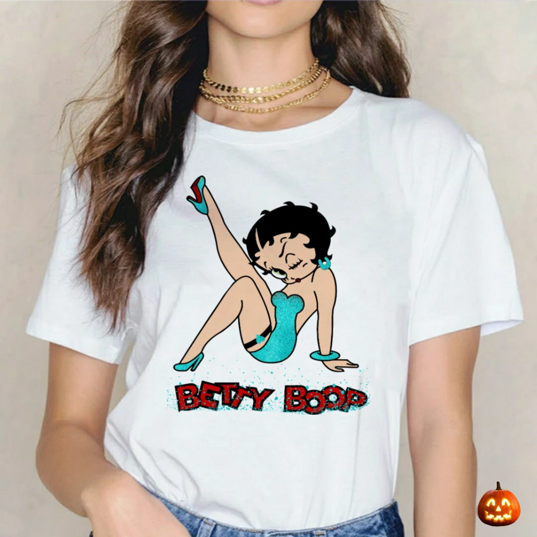 Betty Boop T-shirt Images DTF/Sublimation Bundle