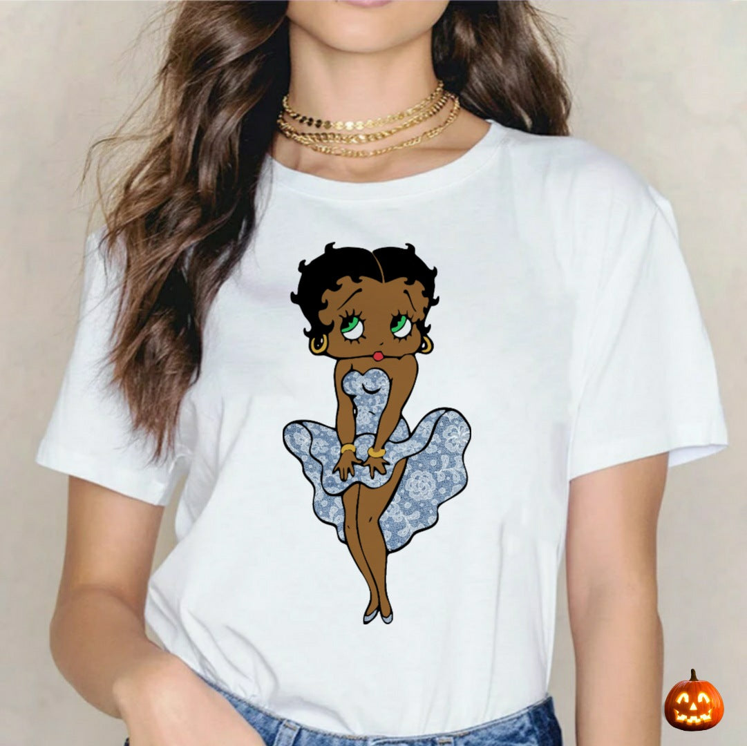 Betty Boop T-shirt Images DTF/Sublimation Bundle