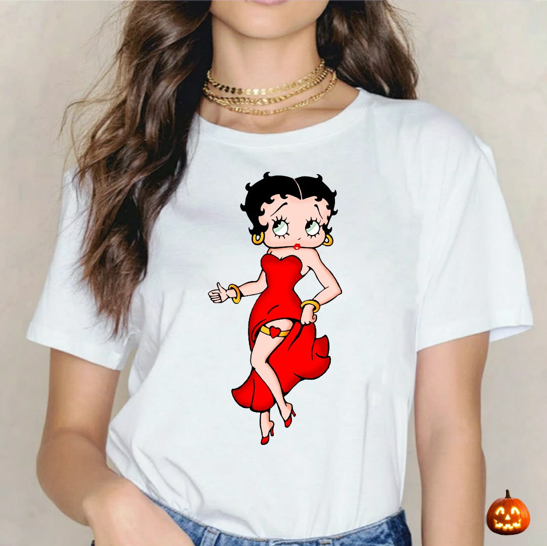 Betty Boop T-shirt Images DTF/Sublimation Bundle