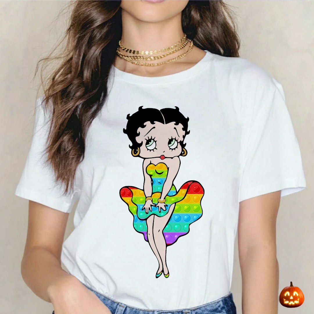 Betty Boop T-shirt Images DTF/Sublimation Bundle