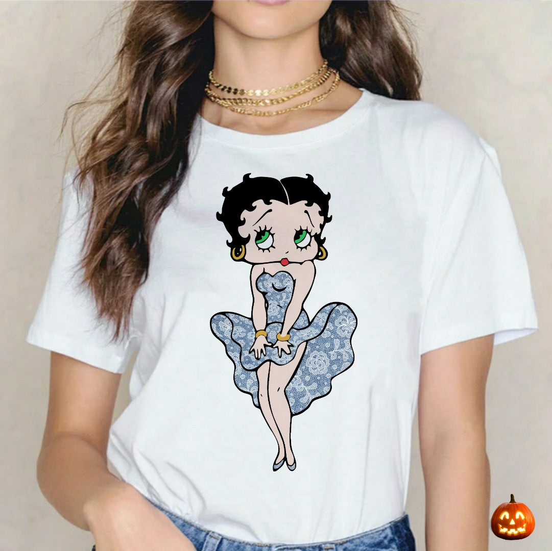 Betty Boop T-shirt Images DTF/Sublimation Bundle