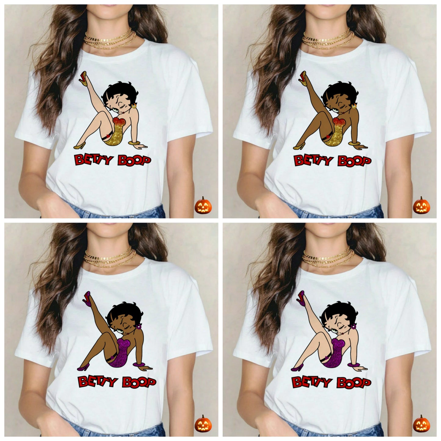 Betty Boop T-shirt Images DTF/Sublimation Bundle