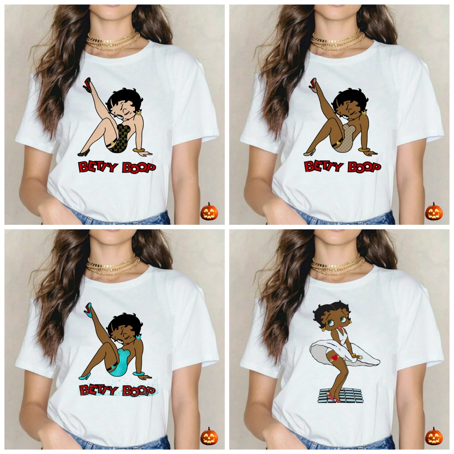 Betty Boop T-shirt Images DTF/Sublimation Bundle