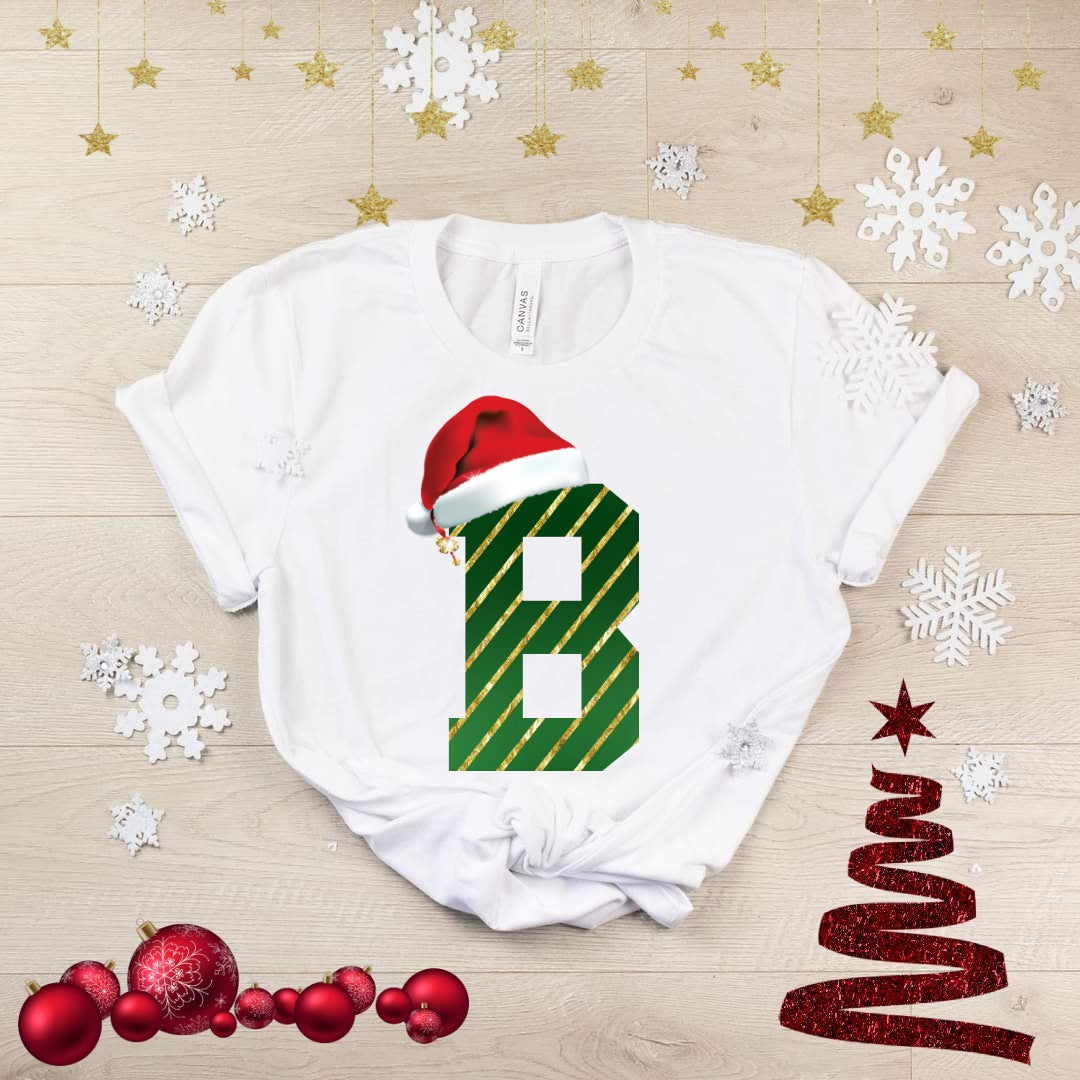 Cute Christmas Alphabet Sublimation/DTF T-Shirt Image Bundle