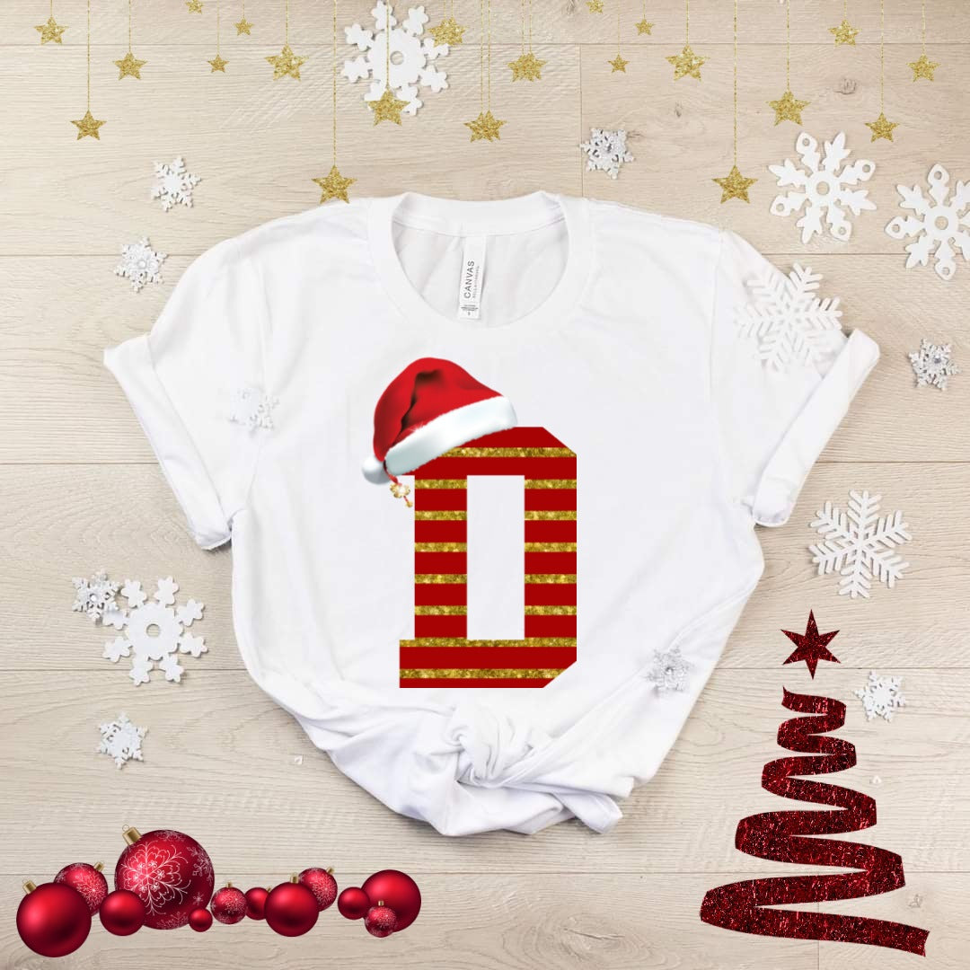 Cute Christmas Alphabet Sublimation/DTF T-Shirt Image Bundle