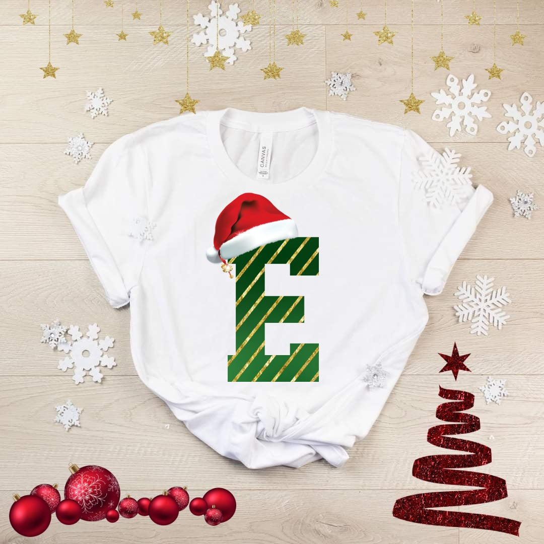 Cute Christmas Alphabet Sublimation/DTF T-Shirt Image Bundle