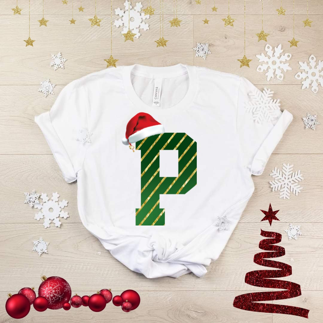 Cute Christmas Alphabet Sublimation/DTF T-Shirt Image Bundle