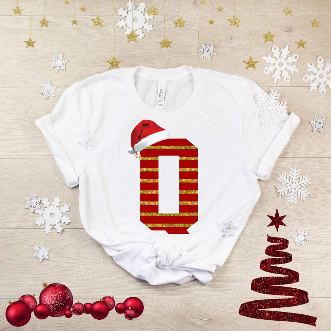 Cute Christmas Alphabet Sublimation/DTF T-Shirt Image Bundle