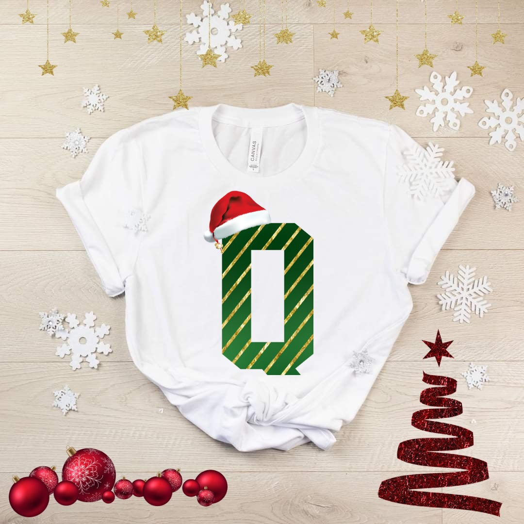 Cute Christmas Alphabet Sublimation/DTF T-Shirt Image Bundle